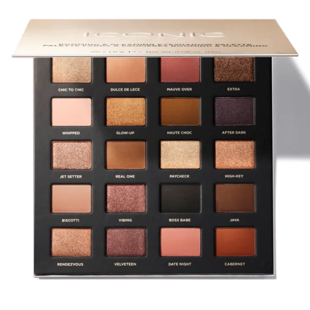 NEW Iconic London Booming & gleaming eyeshadow palette